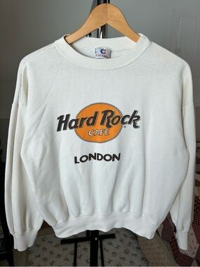 Vintage Hard Rock Cafe London Crewneck Pullover Sweatshirt
